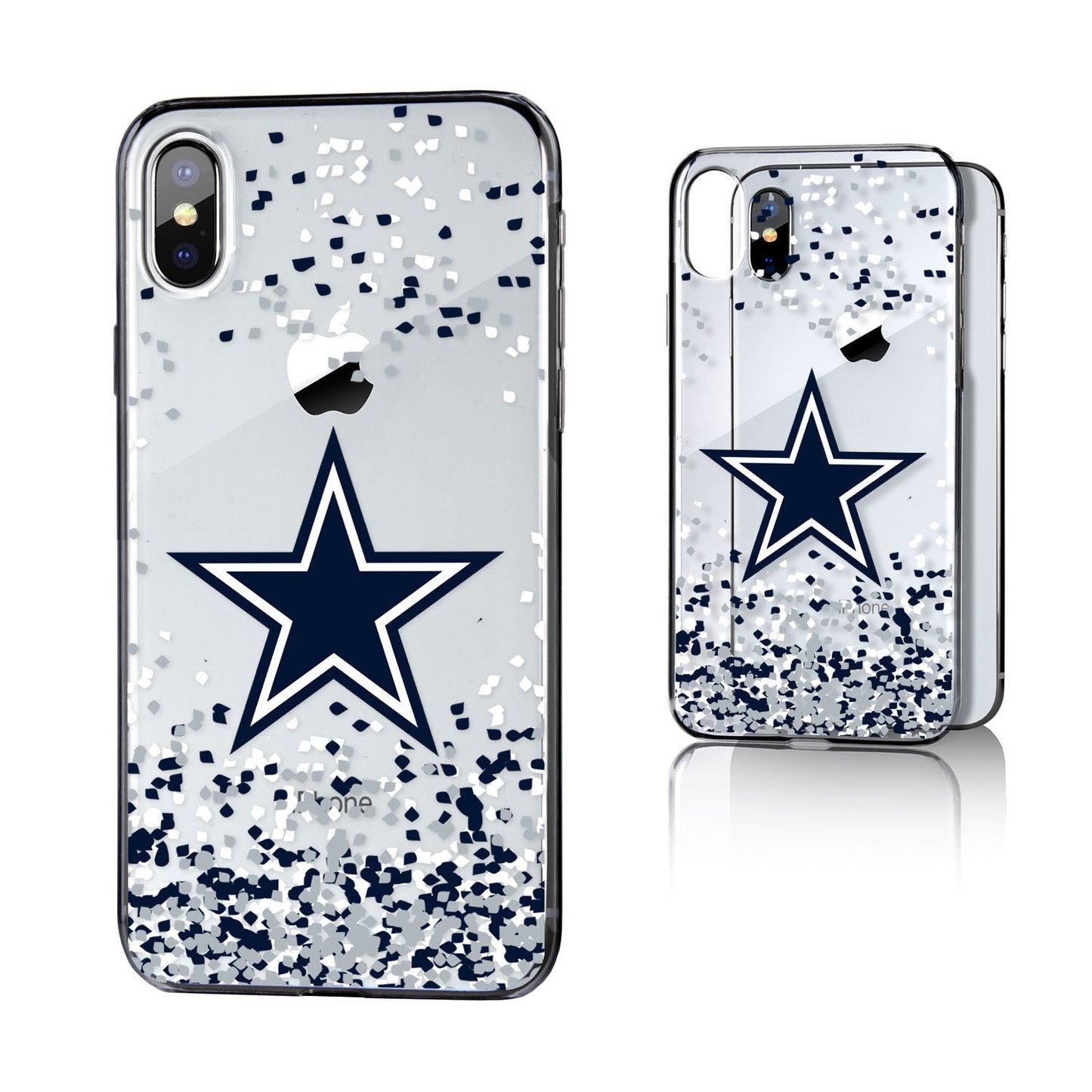 Dallas Cowboys Confetti Clear Case