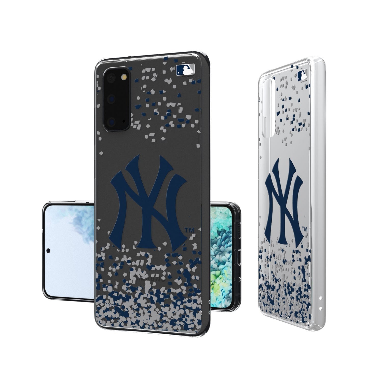 New York Yankees Confetti Clear Case