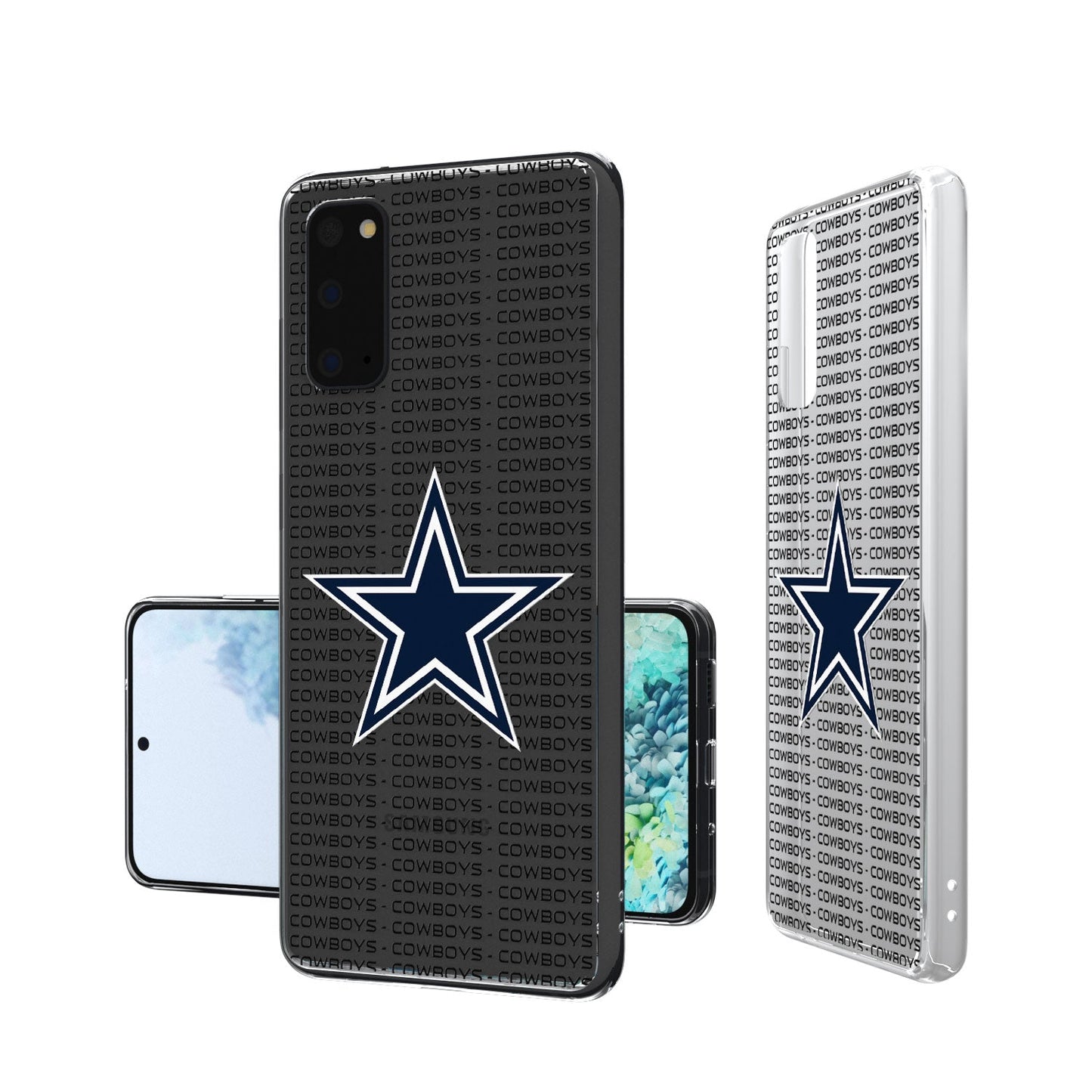 Dallas Cowboys Blackletter Clear Case