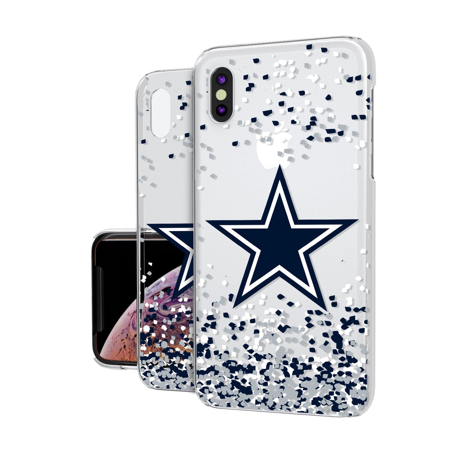 Dallas Cowboys Confetti Clear Case