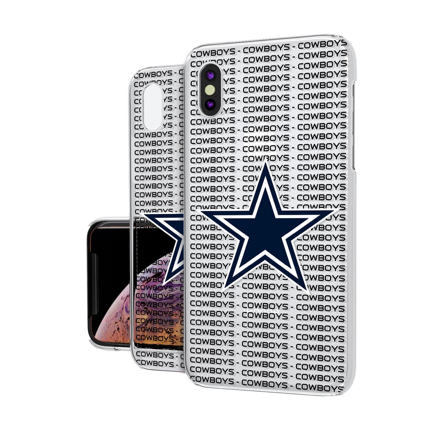 Dallas Cowboys Blackletter Clear Case