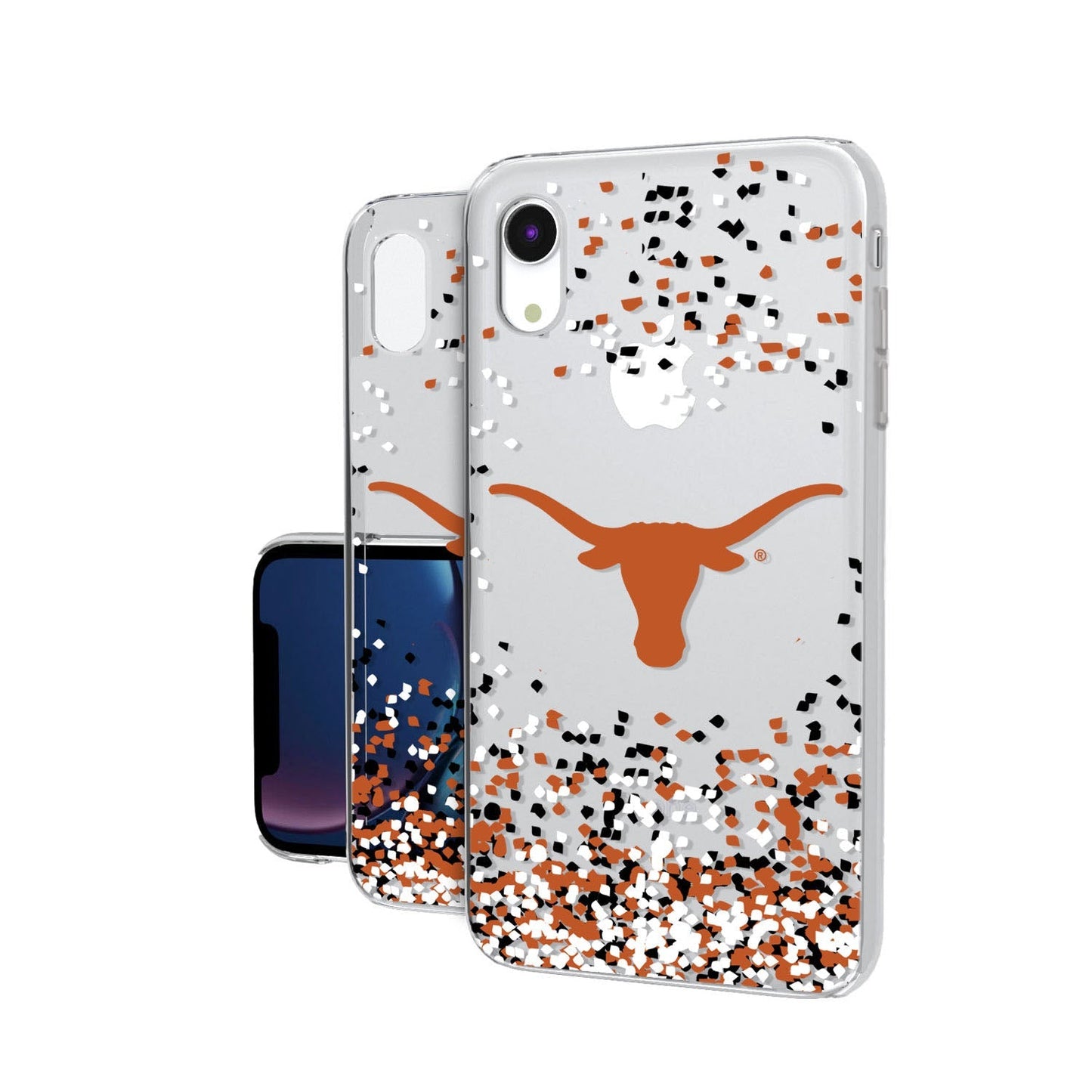 Texas Longhorns Confetti Clear Case