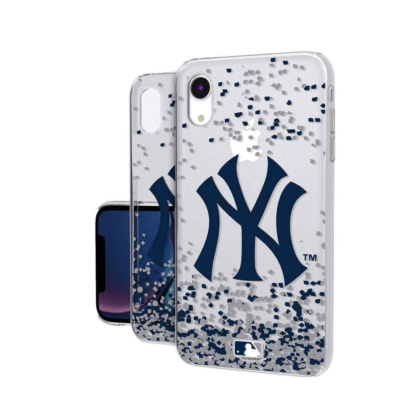 New York Yankees Confetti Clear Case