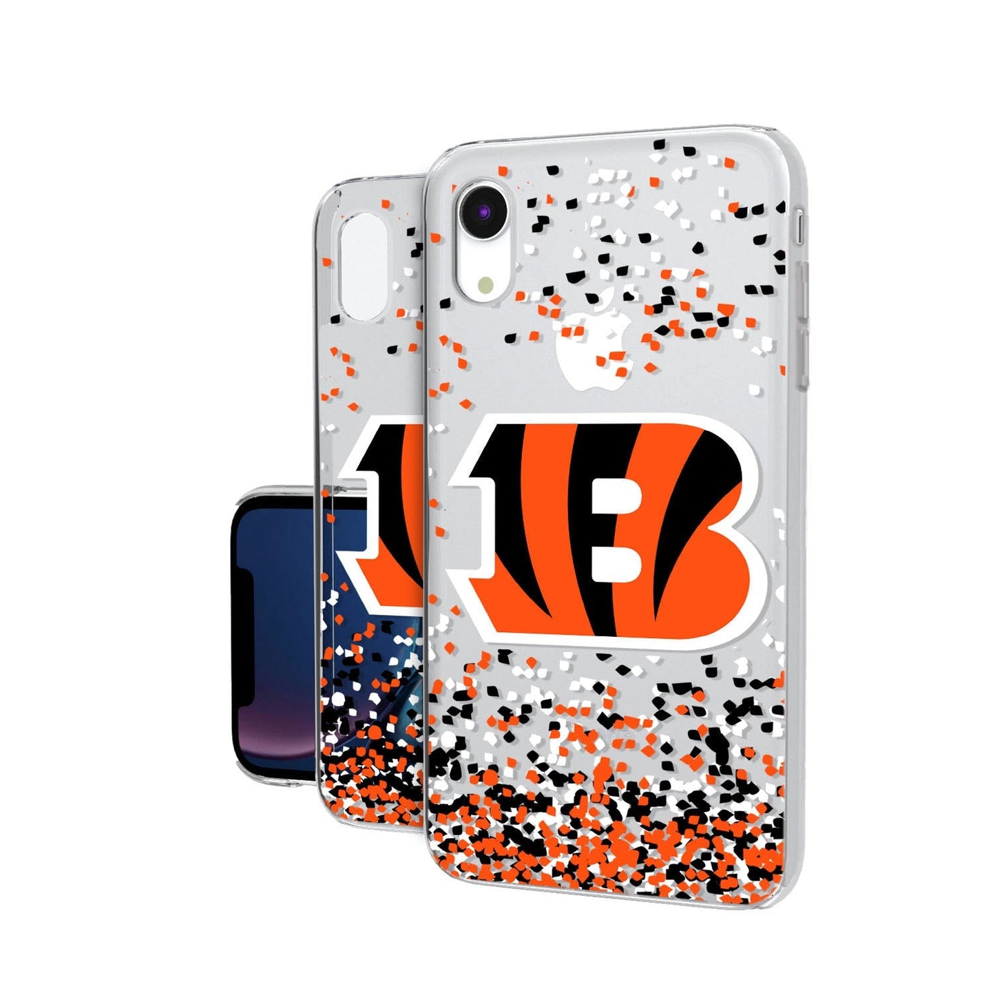 Cincinnati Bengals Confetti Clear Case