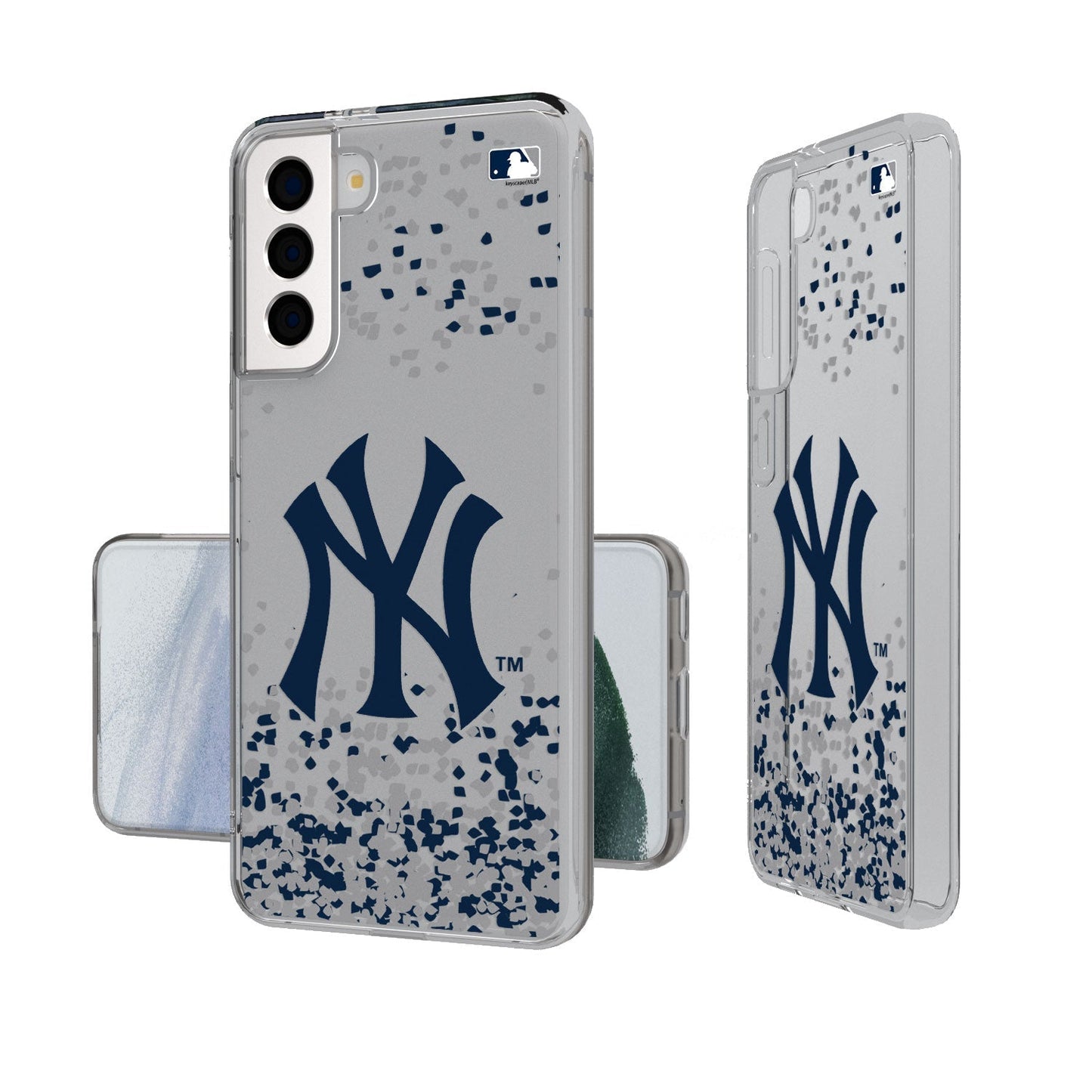 New York Yankees Confetti Clear Case