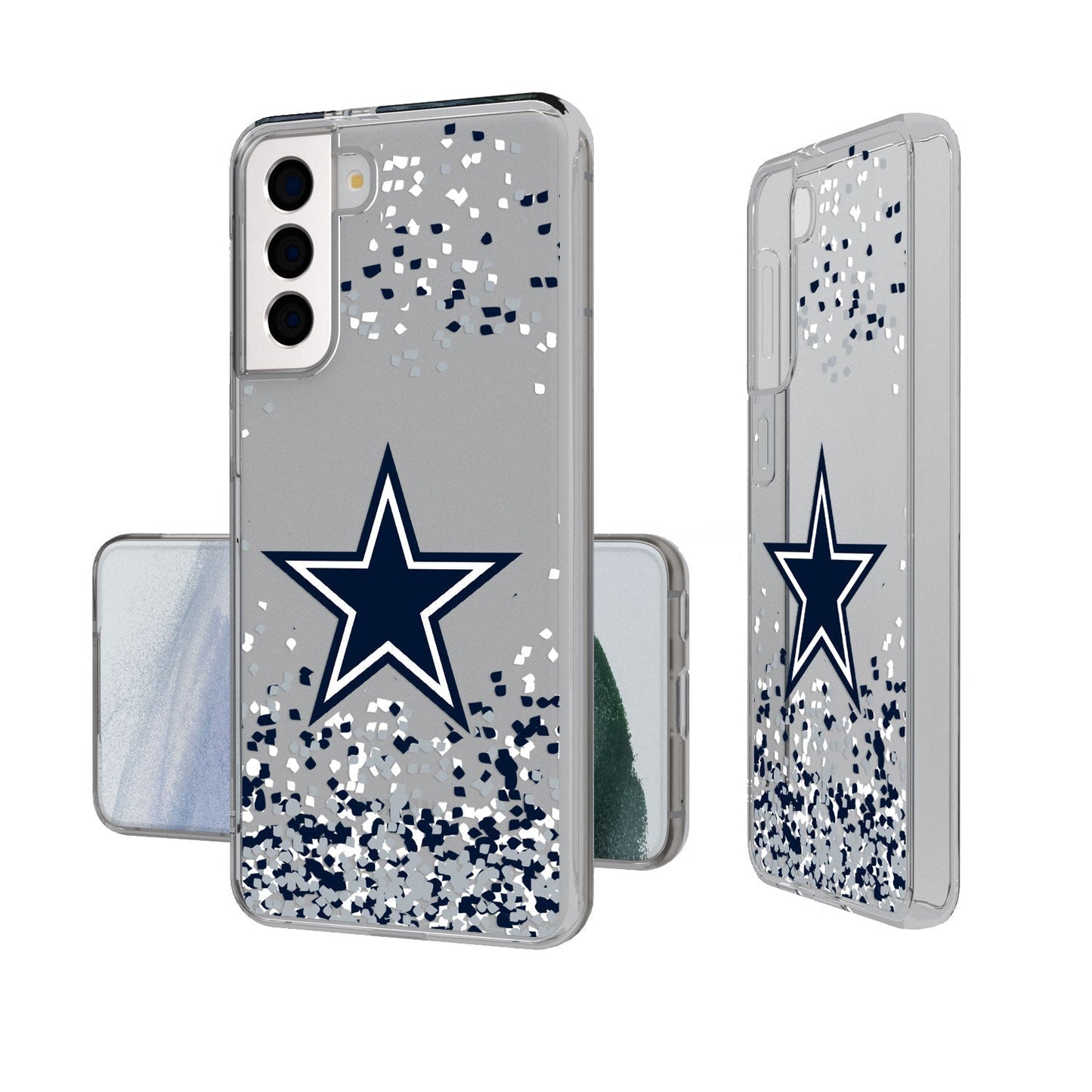 Dallas Cowboys Confetti Clear Case