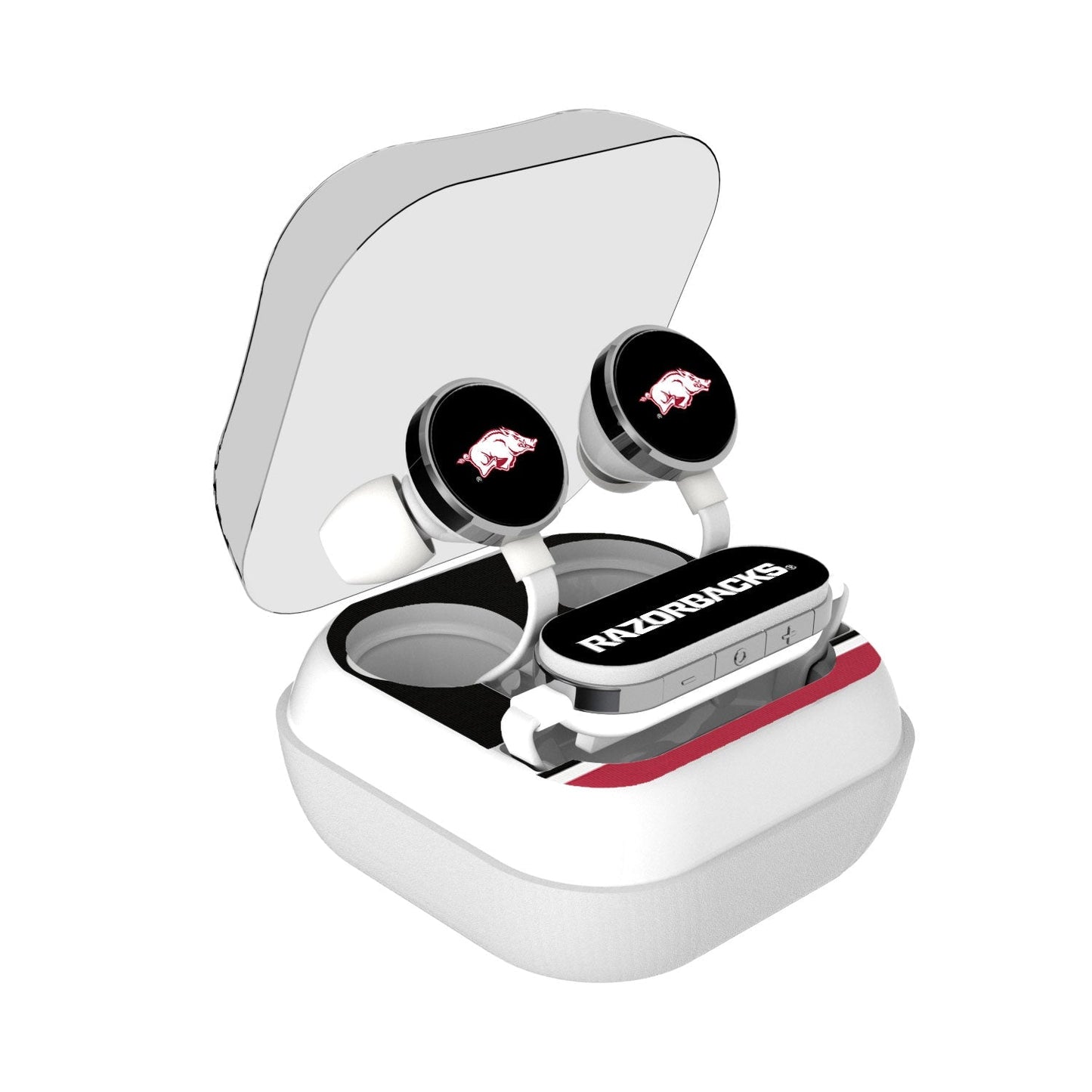 Arkansas Razorbacks Stripe Wireless Earbuds