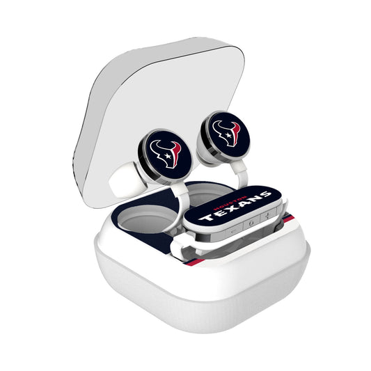 Houston Texans Stripe Wireless Earbuds-0