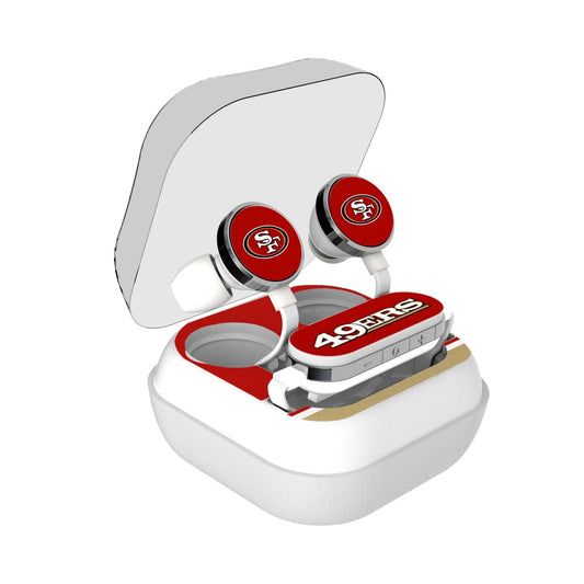 San Francisco 49ers Stripe Wireless Earbuds