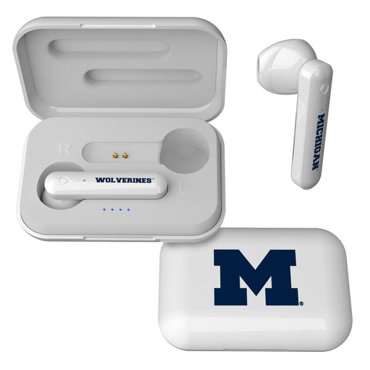 Michigan Wolverines Insignia Wireless Earbuds