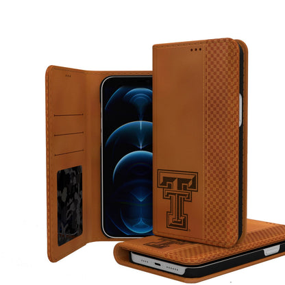 Texas Tech Red Raiders Woodburned Folio Case