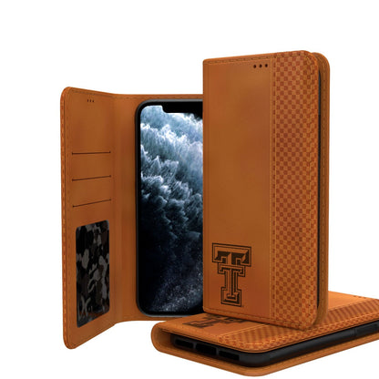 Texas Tech Red Raiders Woodburned Folio Case