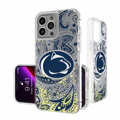 Penn State Nittany Lions Paisley Gold Glitter Case