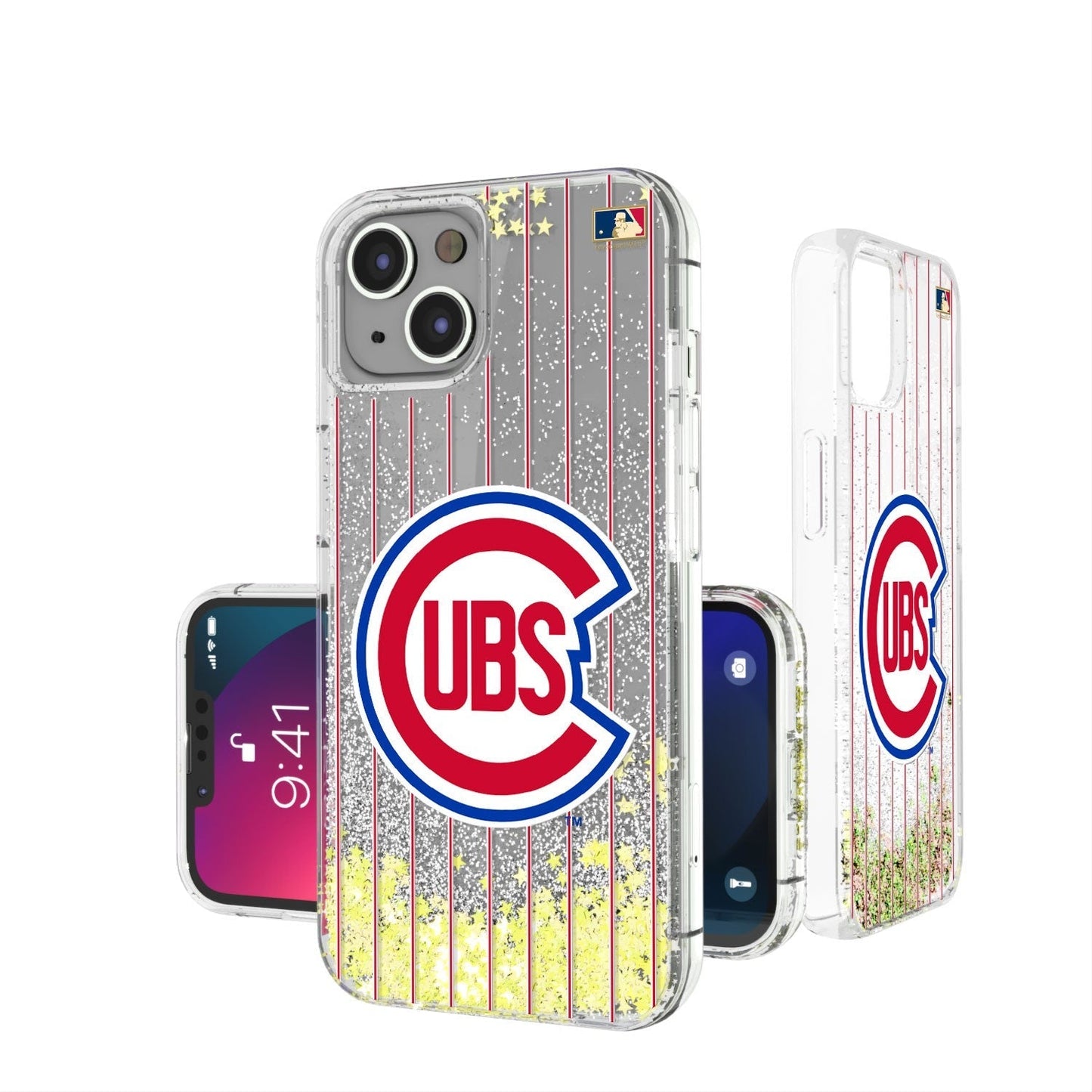 Chicago Cubs 1948-1956 - Cooperstown Collection Pinstripe Gold Glitter Case