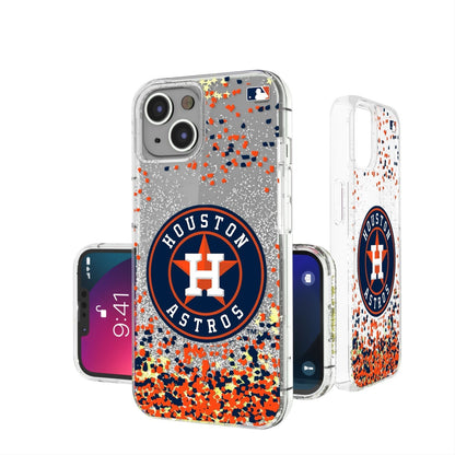 Houston Astros Confetti Gold Glitter Case