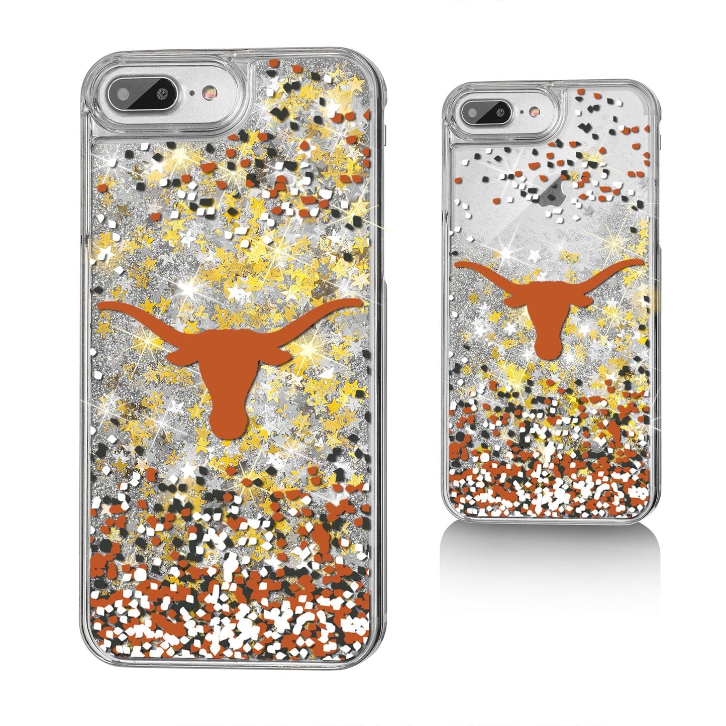 Texas Longhorns Confetti Gold Glitter Case