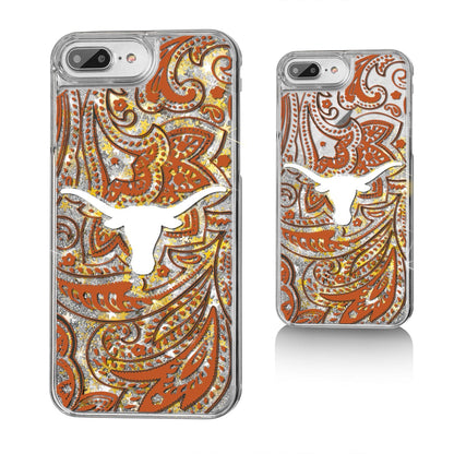 Texas Longhorns Paisley Gold Glitter Case