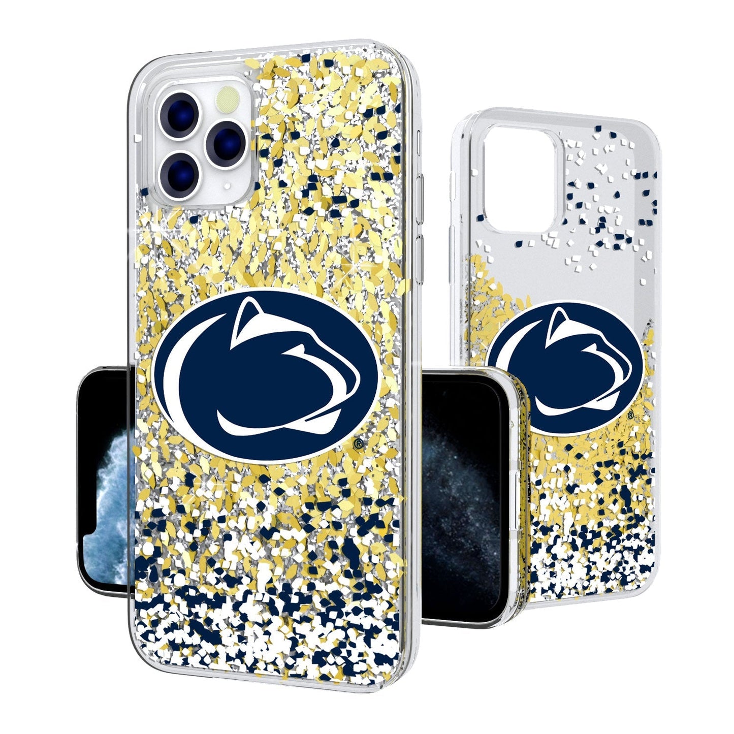 Penn State Nittany Lions Confetti Gold Glitter Case