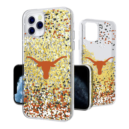 Texas Longhorns Confetti Gold Glitter Case