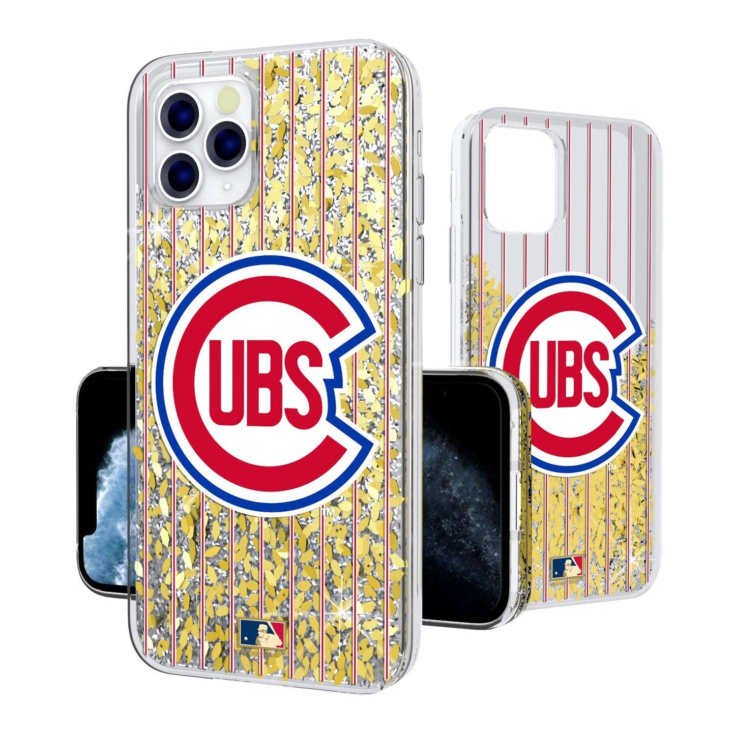 Chicago Cubs 1948-1956 - Cooperstown Collection Pinstripe Gold Glitter Case