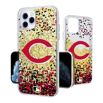 Cincinnati Reds Confetti Gold Glitter Case