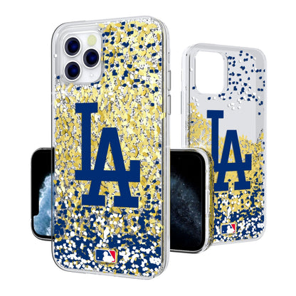 LA Dodgers Confetti Gold Glitter Case