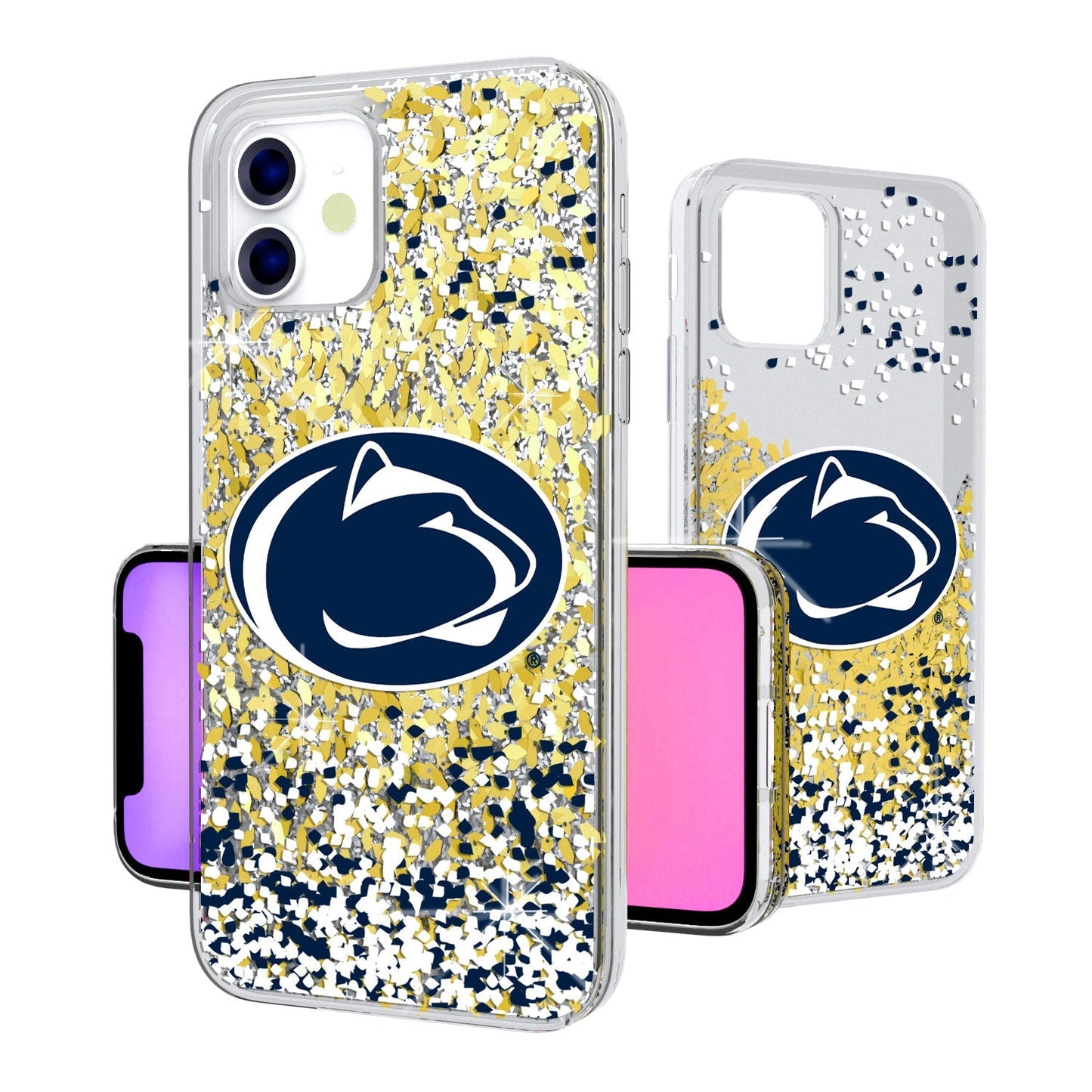 Penn State Nittany Lions Confetti Gold Glitter Case