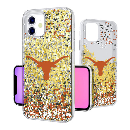 Texas Longhorns Confetti Gold Glitter Case