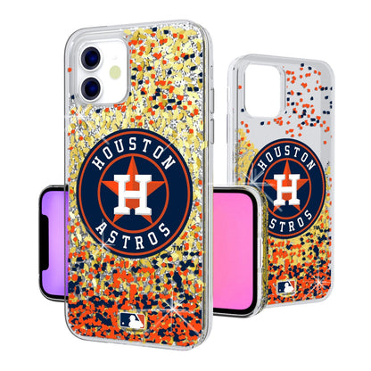 Houston Astros Confetti Gold Glitter Case