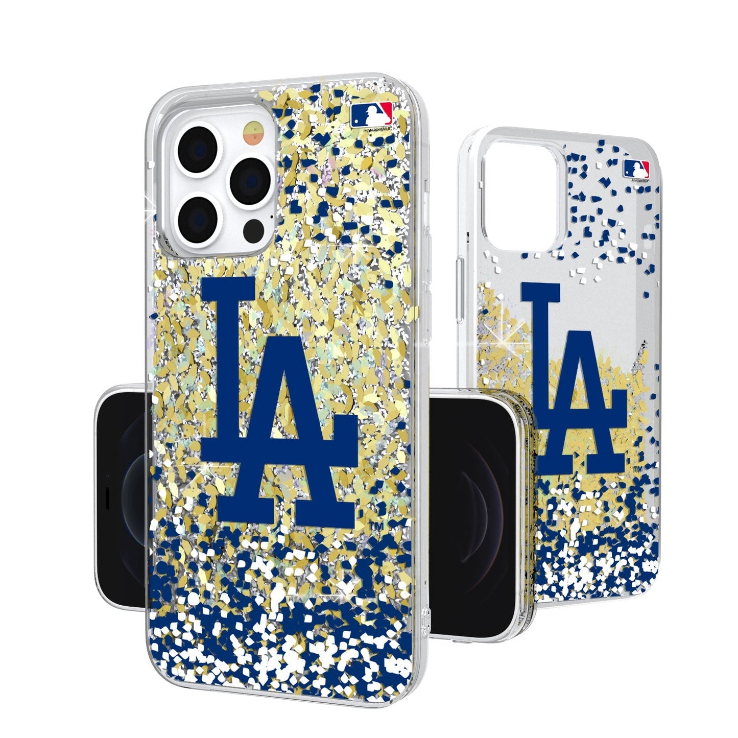 LA Dodgers Confetti Gold Glitter Case