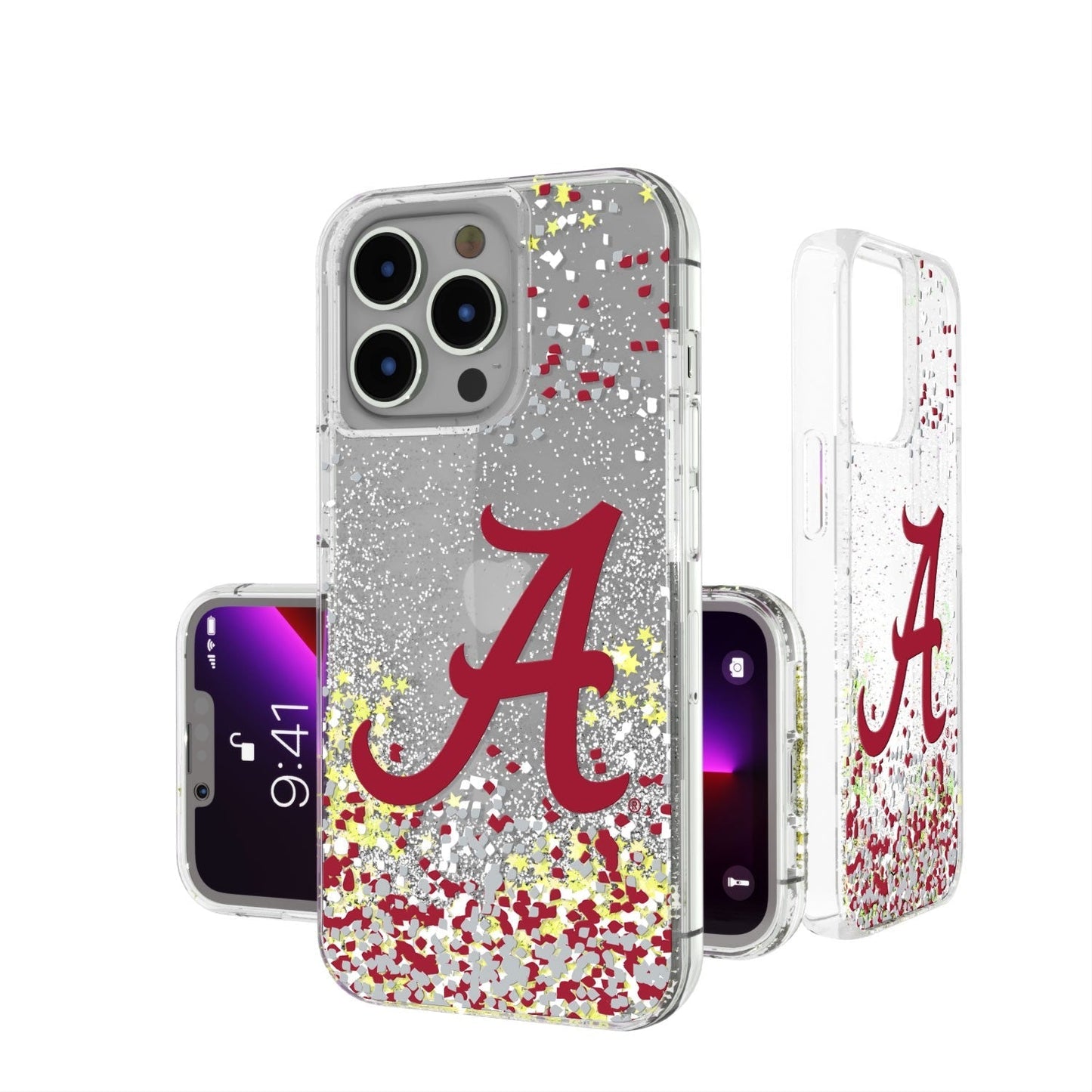 Alabama Crimson Tide Confetti Glitter Case