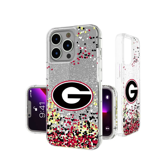 Georgia Bulldogs Confetti Glitter Case