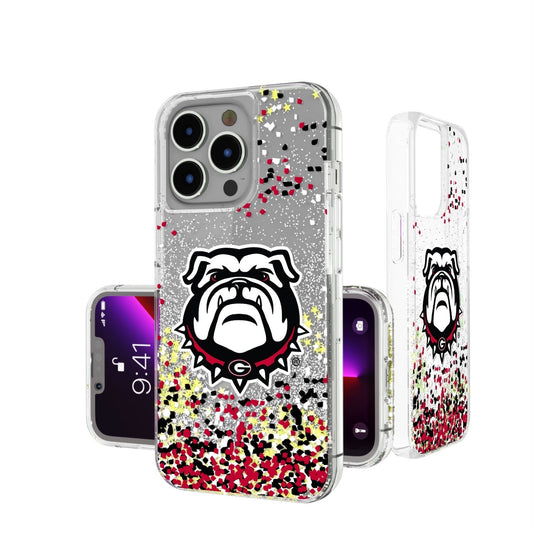 Georgia Bulldogs Confetti Glitter Case