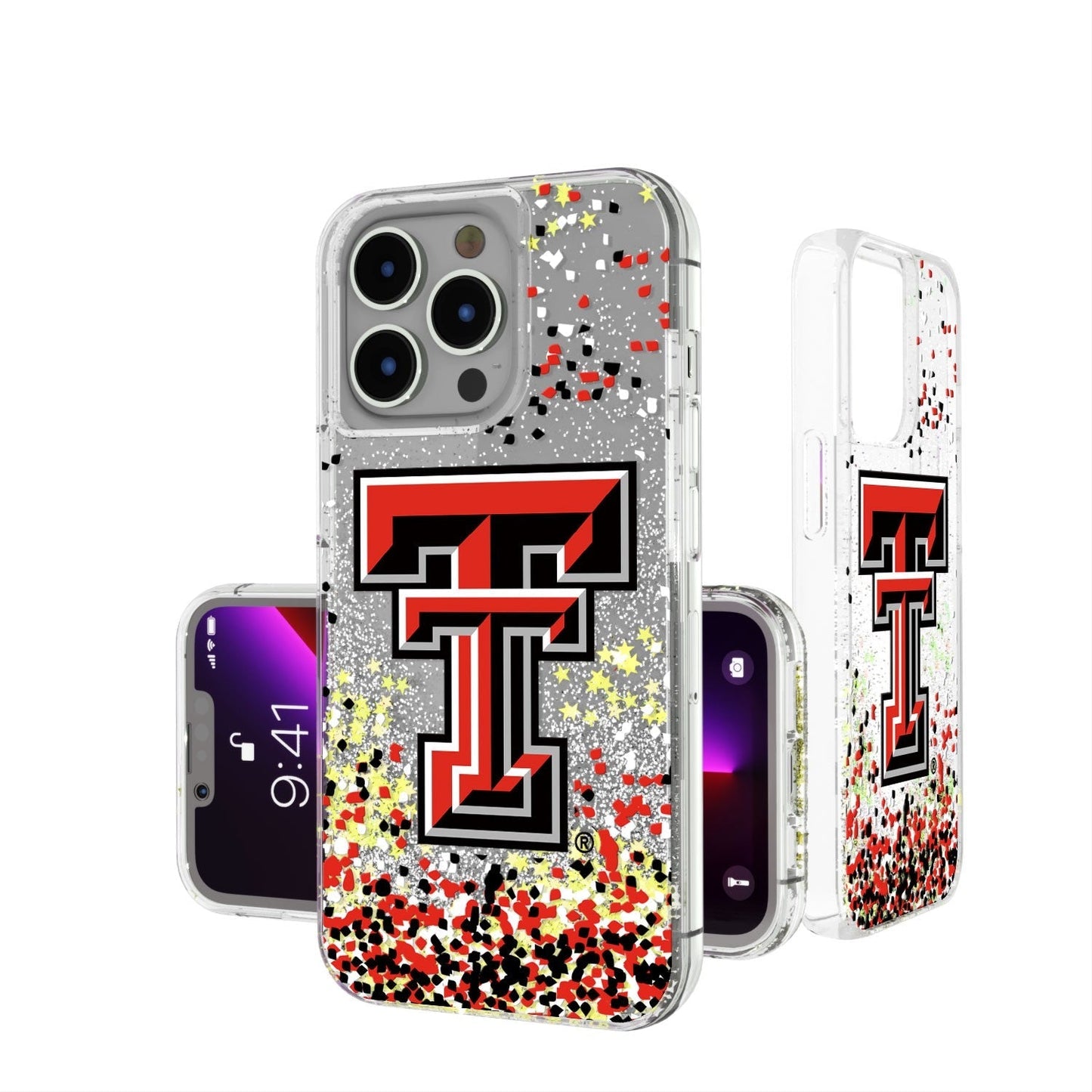 Texas Tech Red Raiders Confetti Glitter Case
