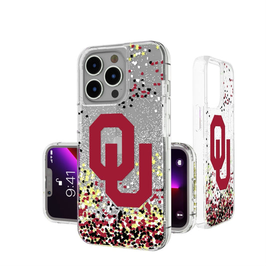Oklahoma Sooners Confetti Glitter Case