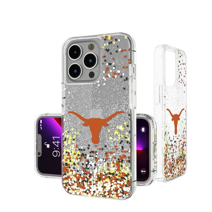 Texas Longhorns Confetti Gold Glitter Case