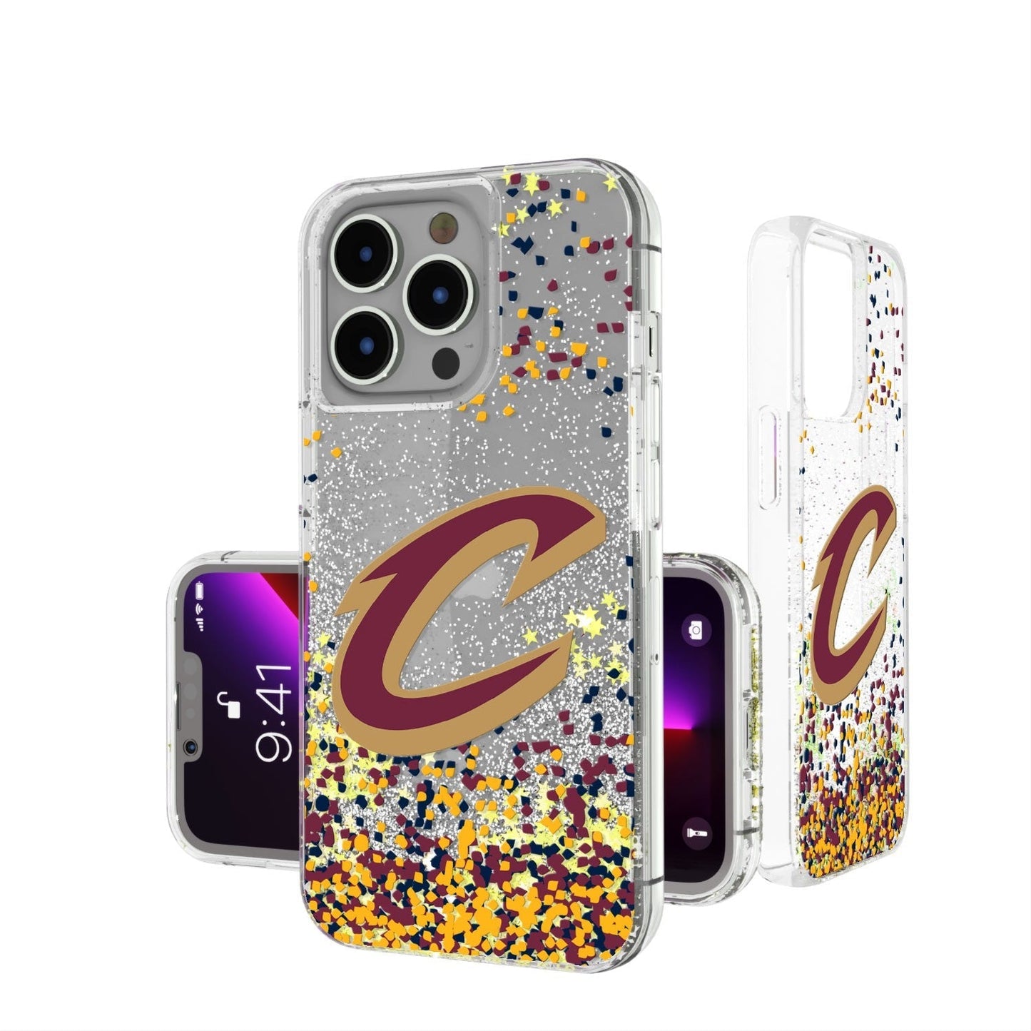 Cleveland Cavaliers Confetti Glitter Case