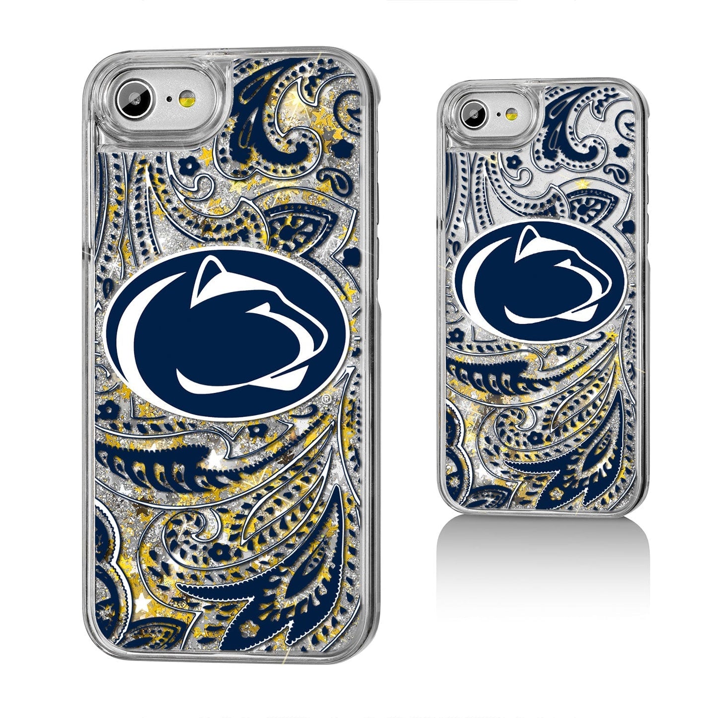 Penn State Nittany Lions Paisley Gold Glitter Case