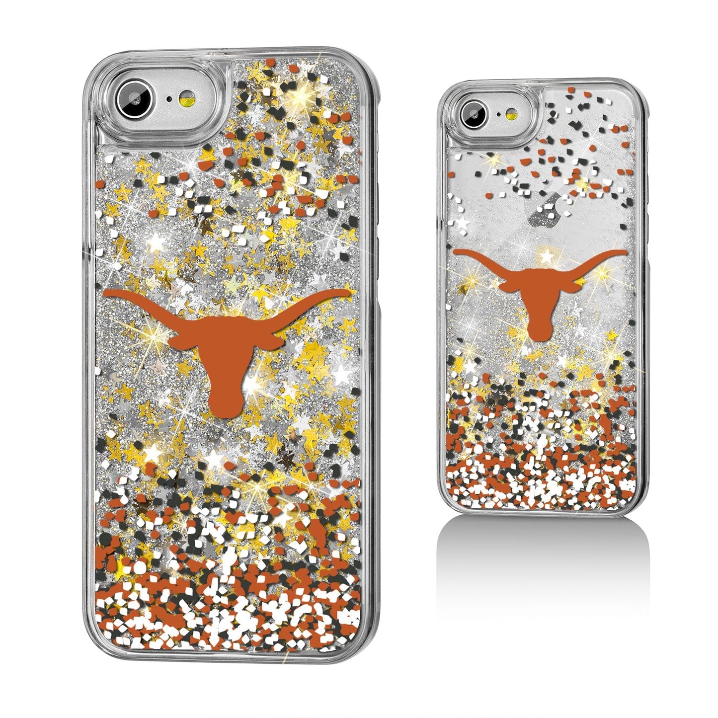 Texas Longhorns Confetti Gold Glitter Case