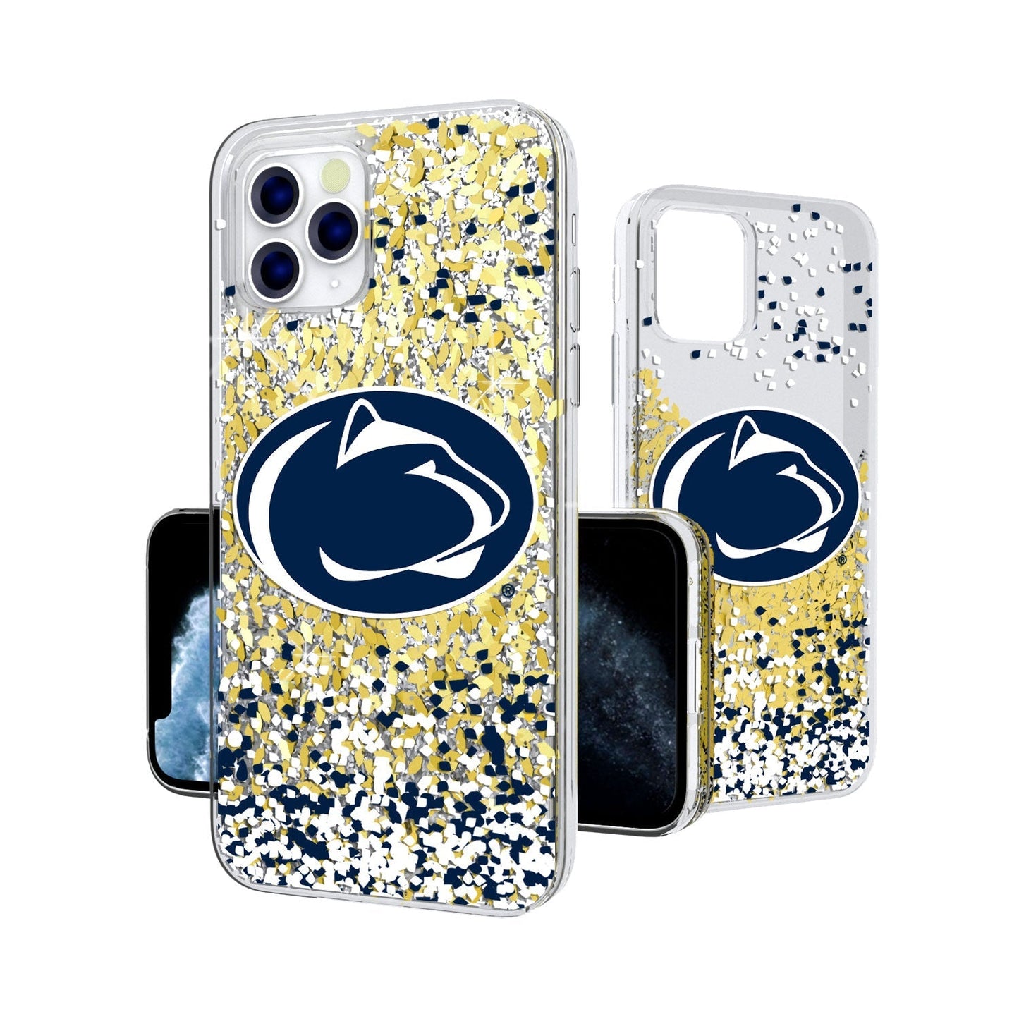 Penn State Nittany Lions Confetti Gold Glitter Case