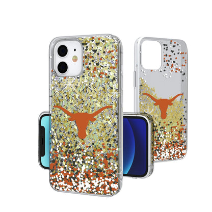 Texas Longhorns Confetti Gold Glitter Case