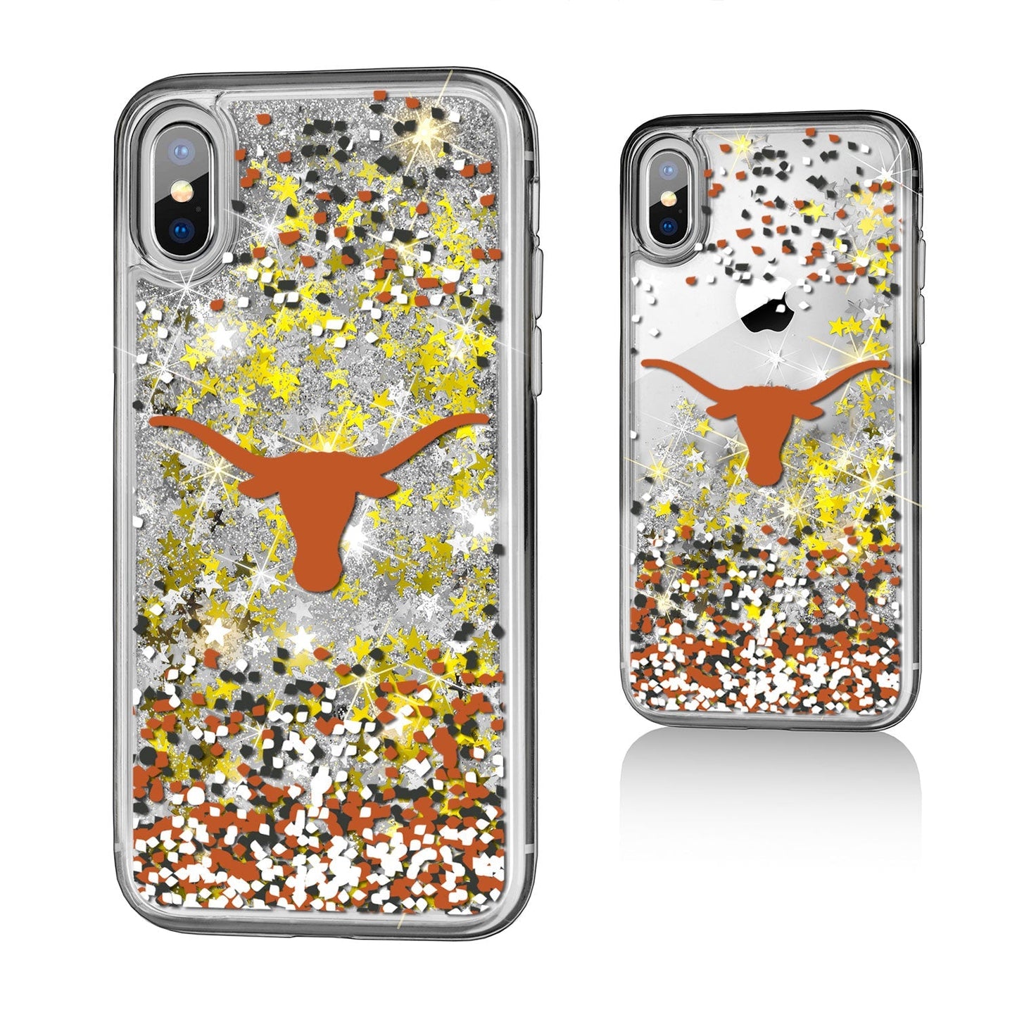 Texas Longhorns Confetti Gold Glitter Case