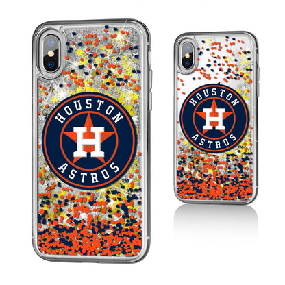 Houston Astros Confetti Gold Glitter Case