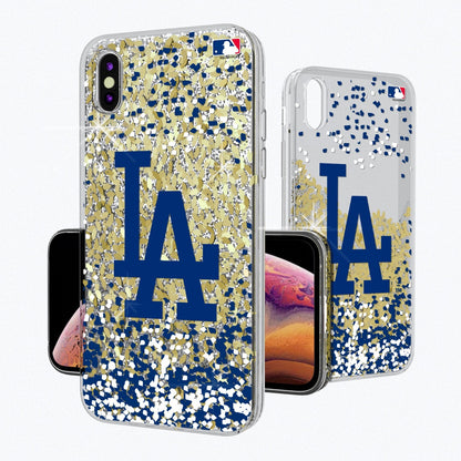 LA Dodgers Confetti Gold Glitter Case