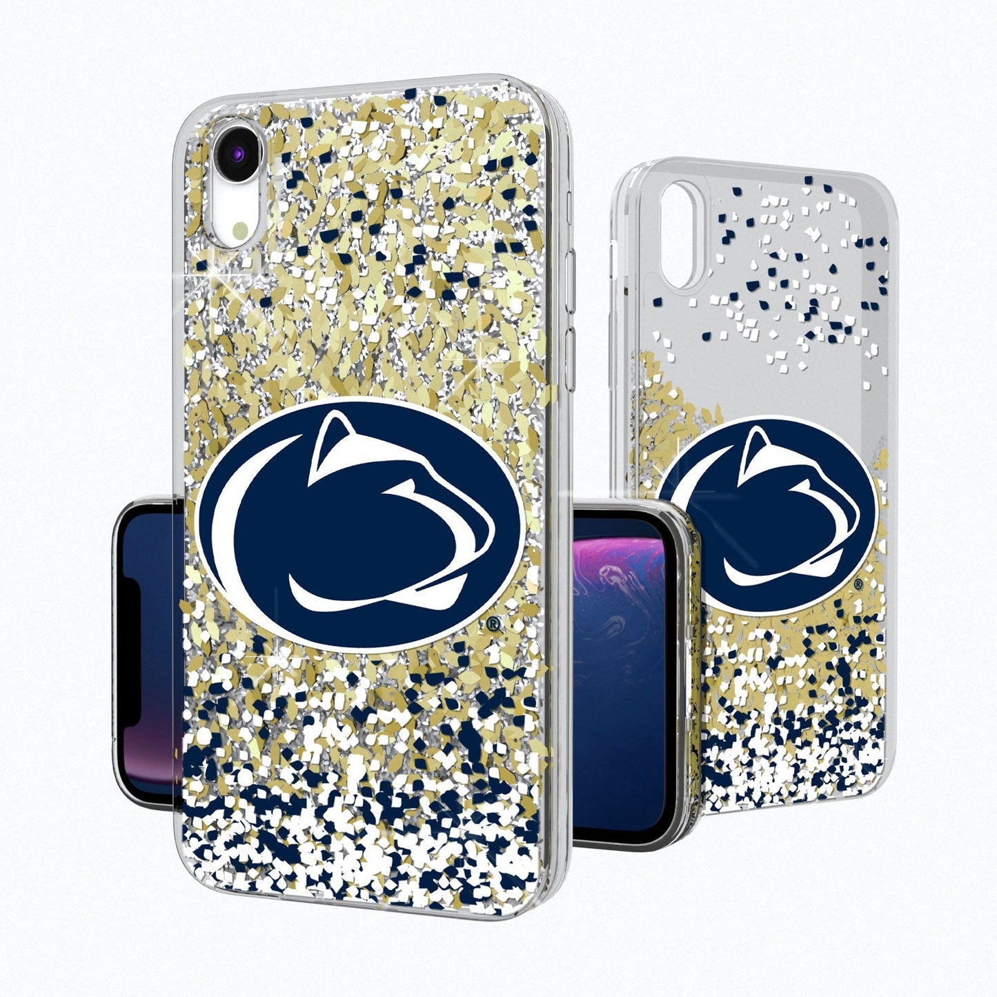 Penn State Nittany Lions Confetti Gold Glitter Case