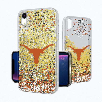 Texas Longhorns Confetti Gold Glitter Case