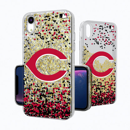 Cincinnati Reds Confetti Gold Glitter Case