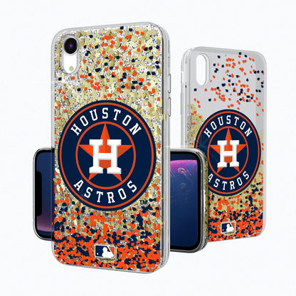 Houston Astros Confetti Gold Glitter Case