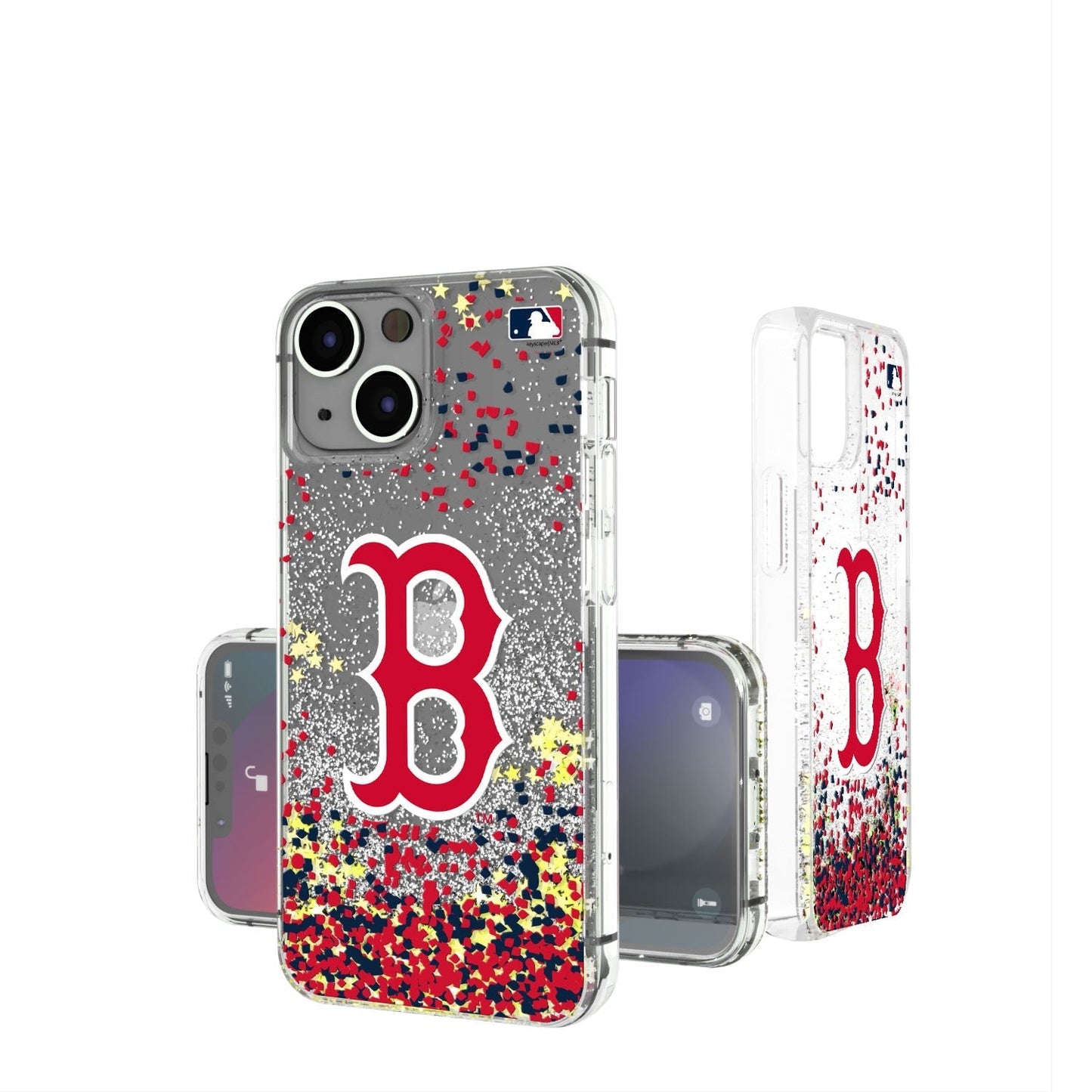 Boston Red Sox Confetti Gold Glitter Case