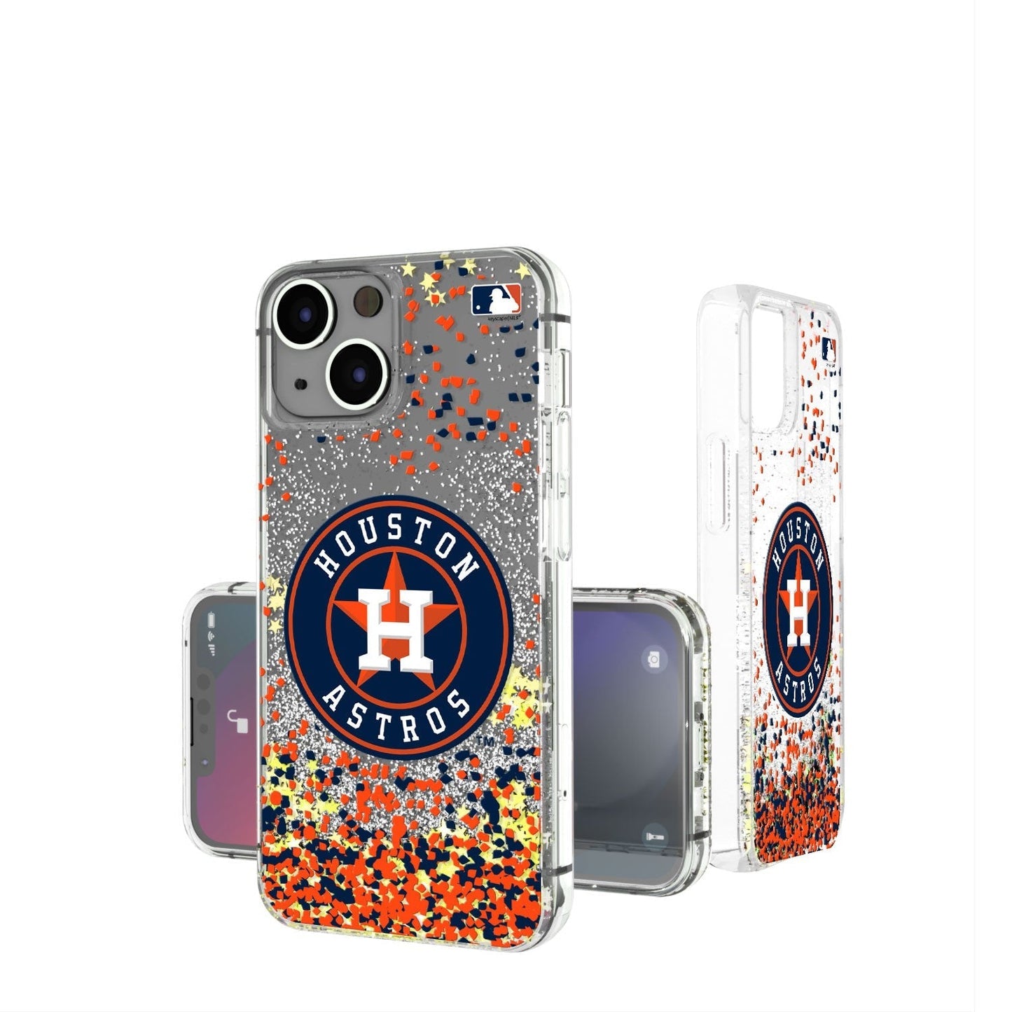 Houston Astros Confetti Gold Glitter Case